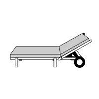 HIT UNI 7836 - poduška na záhradné ležadlo