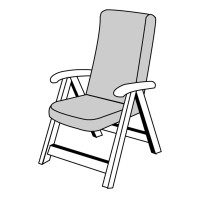 START 7104 vysoký - set 6 ks - poduška na stoličku a kreslo