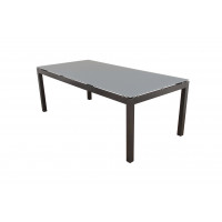 SALERNO - hliníkový záhradný stôl 150 x 90 x 76 cm