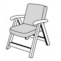 STAR UNI so zipsom 7777 nízky - poduška na stoličku a kreslo