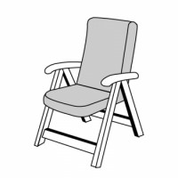 LIVING 2097 stredná - poduška na stoličku a kreslo