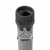 Stojan na slnečník - betónový 20 kg strieborný