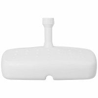 Stojan pre balkónové slnečníky 17 l - biely plast