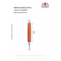 Basic - ochranný obal pre stredové slnečníky do 350 cm