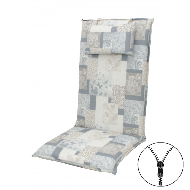 ELEGANT 2231 vysoký - poduška na stoličku a kreslo s podhlavníkom