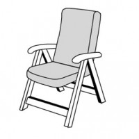 STAR 9024 stredná - poduška na stoličku a kreslo
