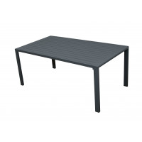 MORISS - záhradný hliníkový stôl 130 x 72 x 50 cm
