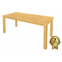 DOVER - drevený stôl zo severskej borovice 165x80x74,5 cm