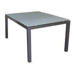 SALERNO - hliníkový záhradný stôl 90x90x74 cm
