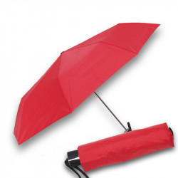 Mini Fiber Uni - dámsky červený skladací dáždnik