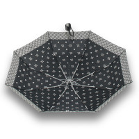 Mini Fiber Black&White - dámsky skladací dáždnik