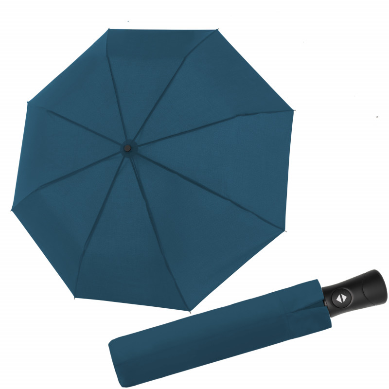 Fiber SUPERSTRONG - plne automatický pánsky dáždnik crystal blue