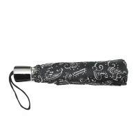 Mini Fiber Black&White - dámsky skladací dáždnik