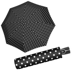 Fiber Magic Black&White - dámsky plne automatický dáždnik