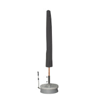 Gastro Magic Junior 240x240 Alu Wood s volánom - záhradný slnečník