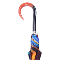 Elegancia Boheme Flame - dámsky luxusný dáždnik s abstraktnou potlačou plameňov