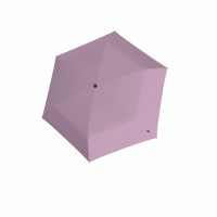 KNIRPS US.050 ROSE WITH BLACK - ľahký dámsky skladací plochý dáždnik