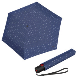 KNIRPS U.200 RAIN BLUE - elegantný dámsky plne automatický dáždnik