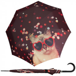 Modern Art LOVELY CAT - holový vystreľovací dáždnik