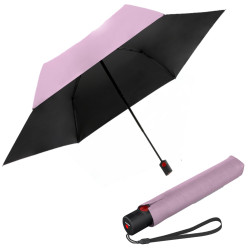 KNIRPS U.200 ROSE WITH BLACK - elegantný dámsky plne automatický dáždnik