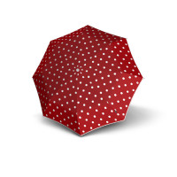 Knirps T.200 Dot Art Red - elegantný dámsky plne automatický dáždnik