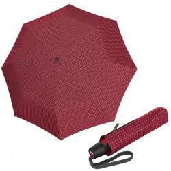 Knirps T.200 2Cross red - elegantný dámsky plne automatický dáždnik