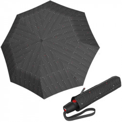 Knirps T.200 2Fold Black - elegantný dámsky plne automatický dáždnik
