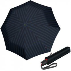 Knirps T.200 2Lineup black- elegantný dámsky plne automatický dáždnik