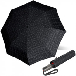 KNIRPS T.400 PRINTS CHECK - elegantný pánsky plne automatický dáždnik