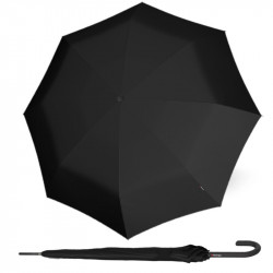 KNIRPS T.760 BLACK - elegantný hoľový vystreľovací dáždnik