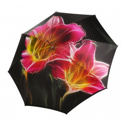 Elegancia Boheme Flora - dámsky luxusný dáždnik s potlačou kvetov