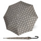 KNIRPS T.760 DOT ART TAUPE - elegantný hoľový vystreľovací dáždnik