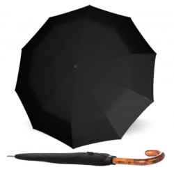 KNIRPS T.771 LONG BLACK - pánsky holový vystreľovací dáždnik