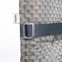 LIVING 2909 nízky - poduška na stoličku a kreslo