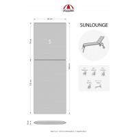 MOTION XL 8605 - poduška na záhradné ležadlo