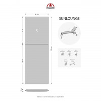 SPOT 2660 - poduška na záhradné ležadlo