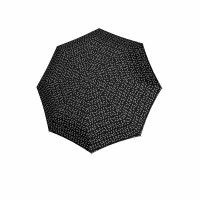 KNIRPS A.050 2DANCE BLACK - elegantný dámsky skladací dáždnik