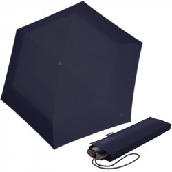KNIRPS AS.050 SLIM SMALL NAVY - ľahký dámsky skladací plochý dáždnik