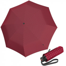 Ultraľahký vreckový dáždnik Knirps T.010 2Cross red