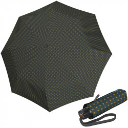 KNIRPS T.010 2Cross green - ultraľahký vreckový dáždnik