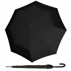 KNIRPS A.760 STICK BLACK - elegantný holový vystreľovací dáždnik