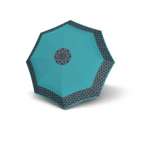 Fiber Mini Style - aqua viola - dámsky skladací dáždnik