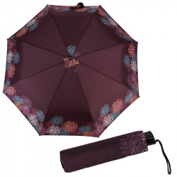 Fiber Mini Style - purple fior - dámsky skladací dáždnik
