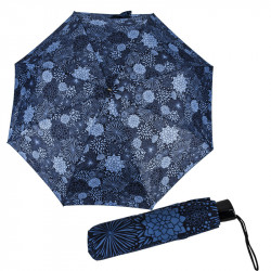 Fiber Mini Style - turquoise flower  - dámsky skladací dáždnik