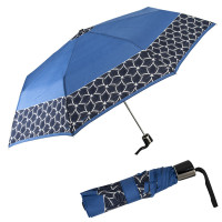 Fiber Mini Style - turquoise viol - dámsky skladací dáždnik
