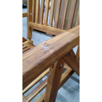 ATLAN - drevené záhradné sedenie 4 + 1 - 2. kvalita