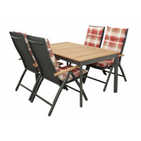 LIVING 8607 vysoká - poduška na stoličku a kreslo