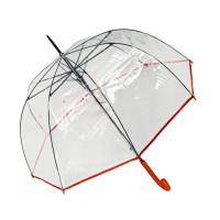 Hit Long Automatik priehľadný - dámsky holový vystreľovací dáždnik