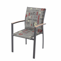 LIVING 1112 nízky - poduška na stoličku a kreslo