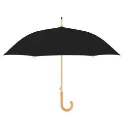 NATURE LONG Simple Black- EKO dáždnik